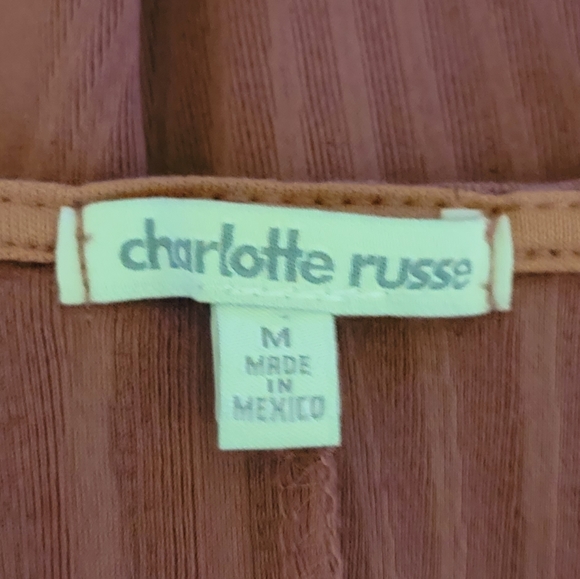 Charlotte Russe bodycon cutout ribbed long sleeve dress size medium - Picture 5 of 8